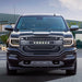 Armor Grille W/ Off-Road Lights - Matte Black For 2016-2018 GMC Sierra 1500｜American Modified