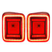 Red Lens Tunnel Tail Lights For 2020+ Jeep Gladiator JT | AMERICAN MODIFIED