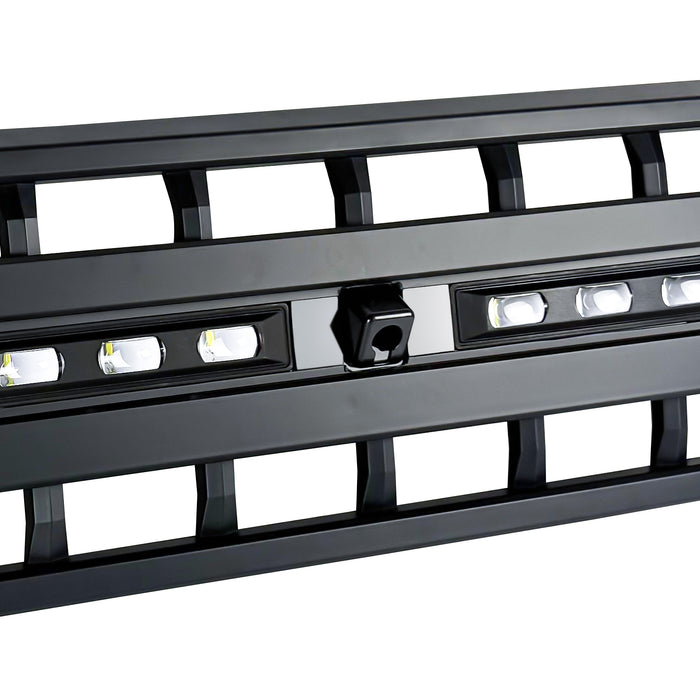 Armor Grille W/ Off-Road Lights & Camera Bracket - Matte Black For 21+ Ford Bronco | American Modified