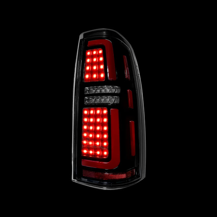 Chrome LED Tail Lights-Clear Lens for 99-06 Chevy Silverado & 99- 02 GMC Sierra 1500 2500 3500(DOT Approved) | American Modified