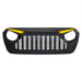 Gladiator Vader Grille W/ LED Eyebrow DRL and Turn Signals - Matte Black For 18+ Jeep Wrangler JL & Gladiator JT W/O Trailcam | American Modified