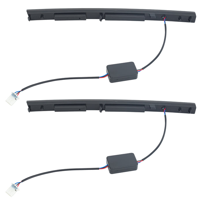 Smoked LED Grille Amber Lights W/ Sequential Turn Signal For 2024+ Ford F150 XLT | American Modified