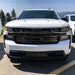 Armor Grille W/ Emblem Holder No Amber Lights - Glossy Black For 2019-2021 Chevy Silverado 1500 | American Modified