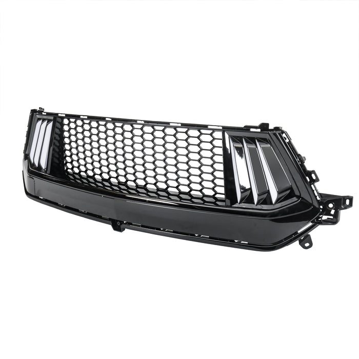 Upper Grille W/ Tri-LED DRL & Turn Signal - Glossy Black For 24+ Ford Mustang | American Modified