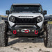 Demon Grille W/ Led Off-Road Lights-White & Black For 18-23 Jeep Wrangler Jl & Gladiator Jt W/O Trailcam| American Modified