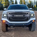 Armor Grille W/ Off-Road Lights - Matte Black For 2016-2018 GMC Sierra 1500｜American Modified