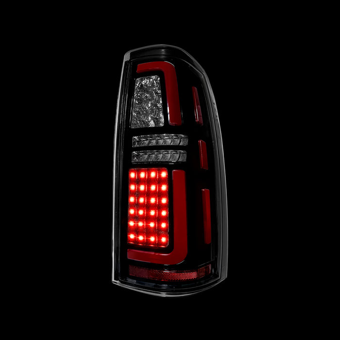 Chrome LED Tail Lights-Clear Lens for 99-06 Chevy Silverado & 99- 02 GMC Sierra 1500 2500 3500(DOT Approved) | American Modified