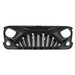 Goliath Grille W/ LED DRL and Turn Signals - Glossy Black For 07-18 Jeep Wrangler JK | American Modified