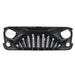 Goliath Grille w/ LED DRL and Turn Signals - Matte Black For 07-18 Jeep Wrangler JK | AMERICAN MODIFIED