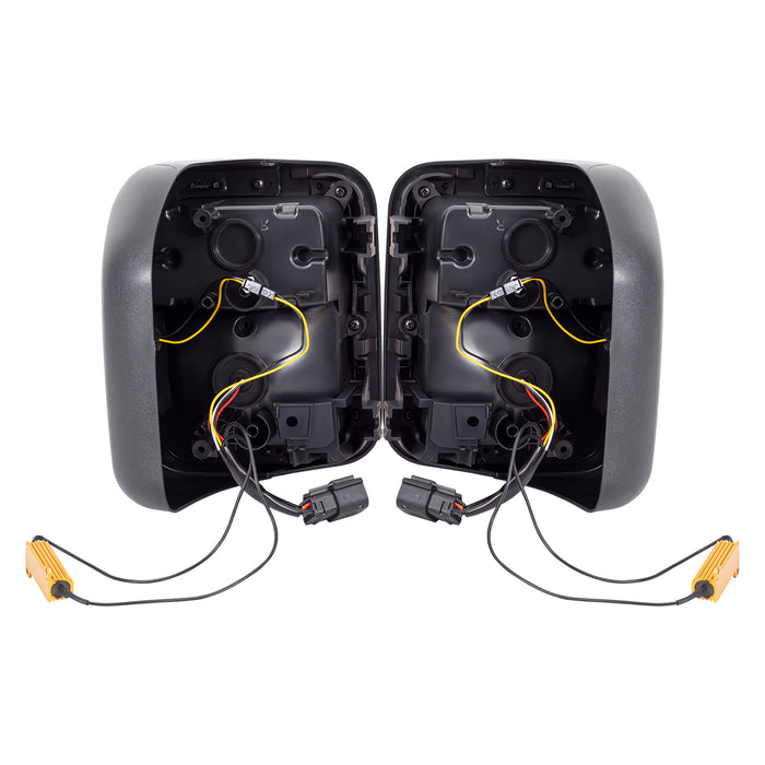 Red Lens Tunnel Tail Lights For 2020+ Jeep Gladiator JT | AMERICAN MODIFIED