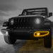 LED Front Bumper Fog Light Covers W/ Turn signal For 18+ Jeep Wrangler JL & Gladiator JT | American Modified