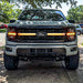 Smoked LED Grille Amber Lights W/ Sequential Turn Signal For 2024+ Ford F150 XLT | American Modified