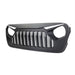 Gladiator Vader Grille W/ LED Eyebrow DRL and Turn Signals - Matte Black For 18+ Jeep Wrangler JL & Gladiator JT W/O Trailcam | American Modified