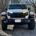 Shark Grille W/ LED Eyebrow DRL and Turn Signals - White & Black For 18+ Jeep Wrangler JL & Gladiator JT | American Modified