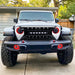 Armor Grille W/ Off-Road Lights - White & Black For 18-23 Jeep Wrangler JL & Gladiator JT | American Modified