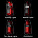 Chrome LED Tail Lights-Clear Lens for 99-06 Chevy Silverado & 99- 02 GMC Sierra 1500 2500 3500(DOT Approved) | American Modified