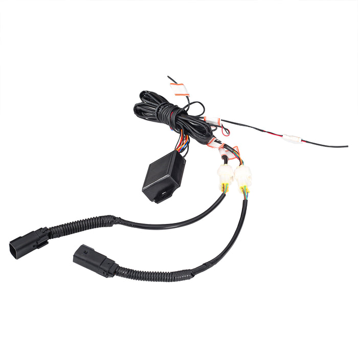 Upper Grille W/ Tri-LED DRL & Turn Signal - Glossy Black For 24+ Ford Mustang | American Modified