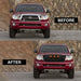 Front Mesh Grille W/ Amber Lights - Matte Black For 2005-2011 Toyota Tacoma | American Modified