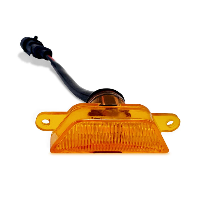 (3pcs/1 set) LED Front Grille Lights Raptor Style Amber Light Fit for American Modified Ford F150/F250/Dodge Ram  (Amber shell) | American Modified