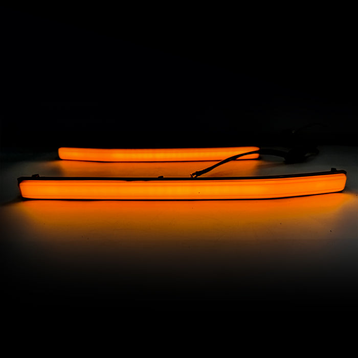 Smoked LED Amber Lights w/ Sequential Turn Signal For 2024+ Ford F-150 Lariat |American Modified
