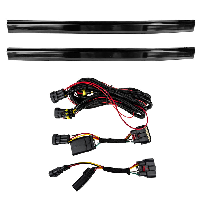 Smoked LED Amber Lights w/ Sequential Turn Signal For 2024+ Ford F-150 Lariat |American Modified