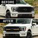 Smoked LED Amber Lights w/ Sequential Turn Signal For 2024+ Ford F-150 Lariat |American Modified