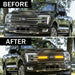 LED Grille Lights w/ Sequential Turn Signal For 2024+ Ford F-150 King Ranch/Platinum | American Modified