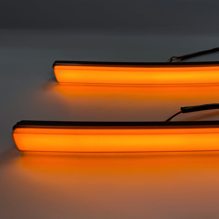 Smoked LED Amber Lights w/ Sequential Turn Signal For 2024+ Ford F-150 King Ranch/ Platinum | American Modified