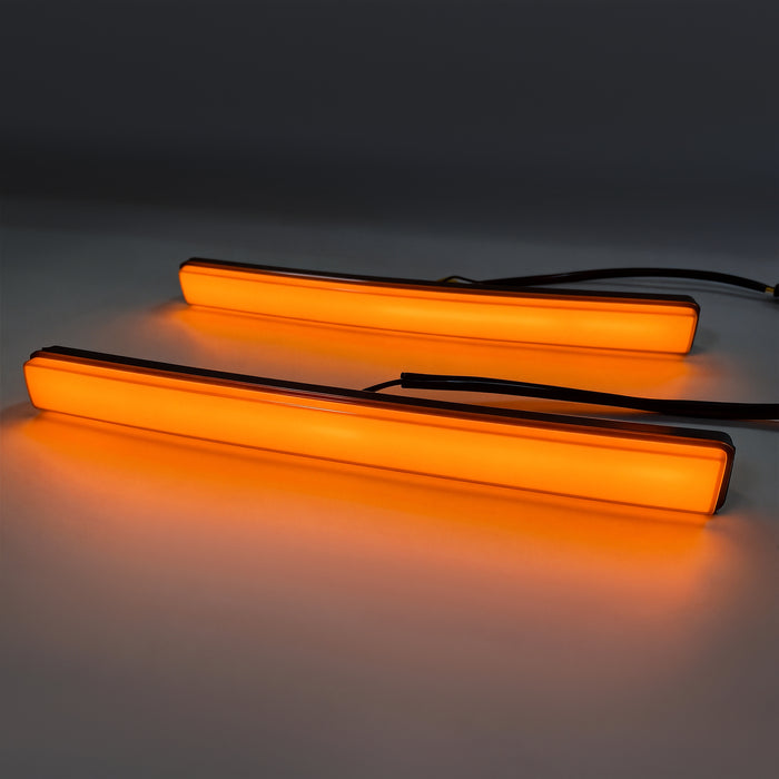 Smoked LED Amber Lights w/ Sequential Turn Signal For 2024+ Ford F-150 King Ranch/ Platinum | American Modified