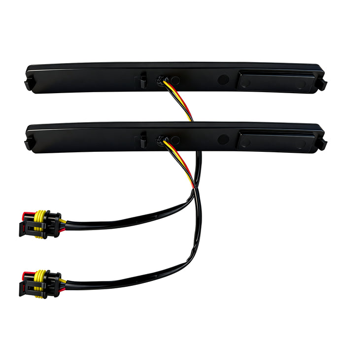 Smoked LED Amber Lights w/ Sequential Turn Signal For 2024+ Ford F-150 King Ranch/ Platinum | American Modified