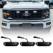 Smoked Lens White LED Raptor Style Grille Lights for 2024+ Ford F-150 STX (3PC Kit) | American Modified