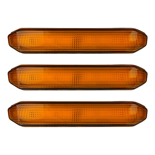 Amber LED Raptor Style Grille Lights for 2024+ Ford F-150 XL (3PC Kit) | American Modified