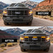 Amber LED Raptor Style Grille Lights for 2024+ Ford F-150 XL (3PC Kit) | American Modified