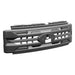 Armor Grille w/ DRL, Amber Lights & OEM Emblem Hole - Matte Black For 2023-2027 Ford F-250 / F-350 Super Duty XL / XLT | American Modified