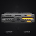 Armor Grille w/ DRL, Amber Lights & OEM Emblem Hole - Matte Black For 2023-2027 Ford F-250 / F-350 Super Duty XL / XLT | American Modified