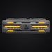 Armor Grille w/ DRL, Amber Lights & OEM Emblem Hole - Matte Black For 2023-2027 Ford F-250 / F-350 Super Duty XL / XLT | American Modified