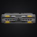 Armor Grille w/ DRL, Amber Lights & OEM Emblem Hole - Matte Black For 2023-2027 Ford F-250 / F-350 Super Duty XL / XLT | American Modified