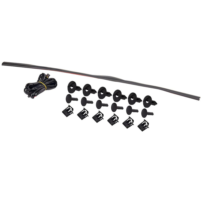 Gladiator Grille W/ 6 White LED beads-Glossy Black For 07-18 Jeep Wrangler Jk | American Modified