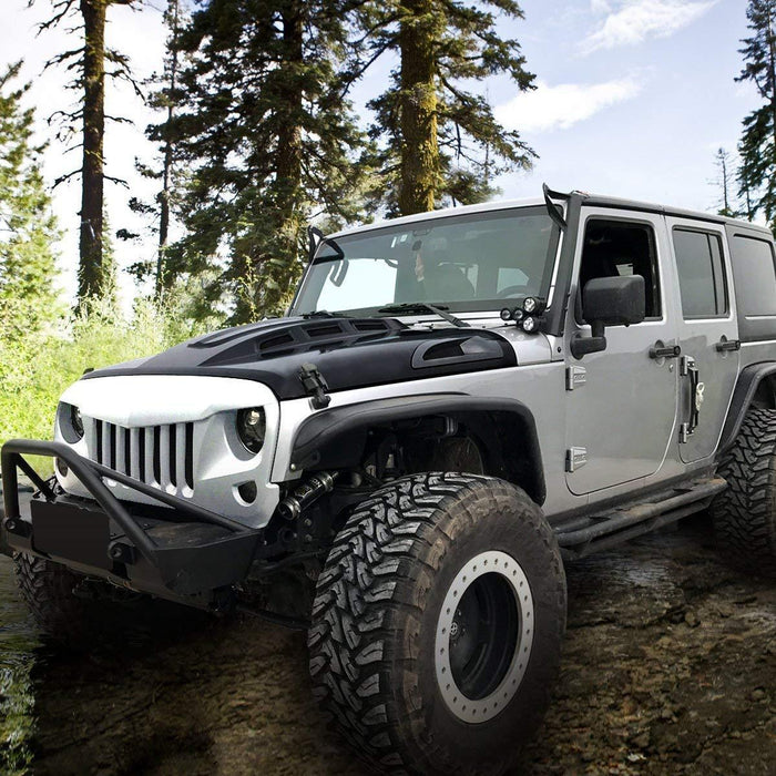 Heat Dispersion Vented Hood For 07-18 Jeep Wrangler JK/ JKU