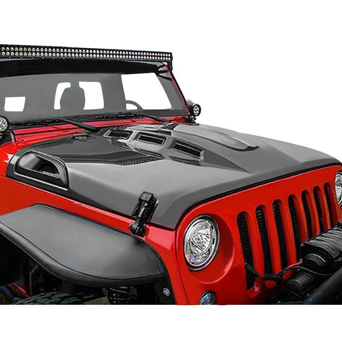 Heat Dispersion Vented Hood For 07-18 Jeep Wrangler JK/ JKU