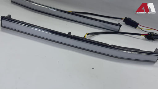LED Grille Lights w/ Sequential Turn Signal For 2024+ Ford F-150 Lariat | American Modified