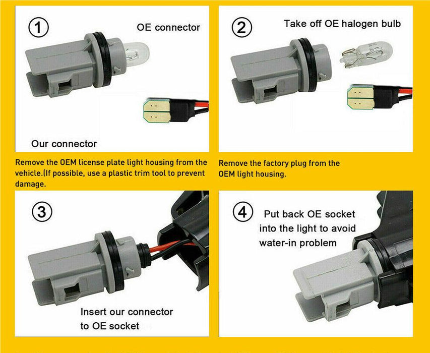 Smoked Front Amber Rear Red LED Side Marker Lights for 2008-2014 Dodge Challenger丨American Modified