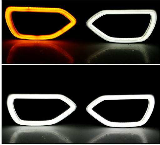Dodge Charger Yellow Fog Lights Smoke White DRL/ Yellow Signal Grille Lights for 2015-2023 Dodge Dodge Charger Yellow Fog Lights Smoke White DRL/ Yellow Signal Grille Lights for 2015-2023 Dodge