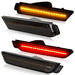 4PCS Smoked LED Bumper Side Marker Lights for 2010-2015 Chevrolet Camaro丨American Modified