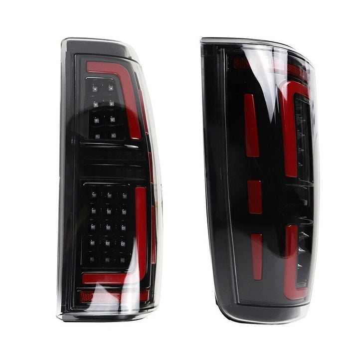 Smoked LED Tail Lights-Clear Lens for 99-06 Chevy Silverado & 99- 02 GMC Sierra 1500 2500 3500(DOT Approved) | American Modified