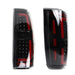 Smoked LED Tail Lights-Clear Lens for 99-06 Chevy Silverado & 99- 02 GMC Sierra 1500 2500 3500(DOT Approved) | American Modified