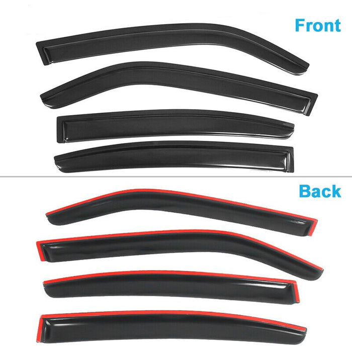 Smoke Tinted Window Visors for 2006-2010 Dodge Charger丨American Modified