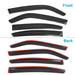 Smoke Tinted Window Visors for 2006-2010 Dodge Charger丨American Modified