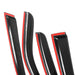 Smoke Tinted Window Visors for 2006-2010 Dodge Charger丨American Modified