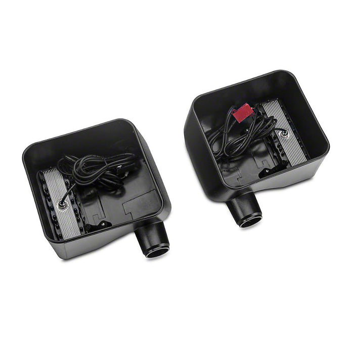 Side View Mirror Housing with LED Light for 07-18 Jeep Wrangler JK JKU | American Modified